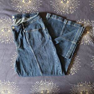 Womens Ava & Viv Wide Leg Jeans